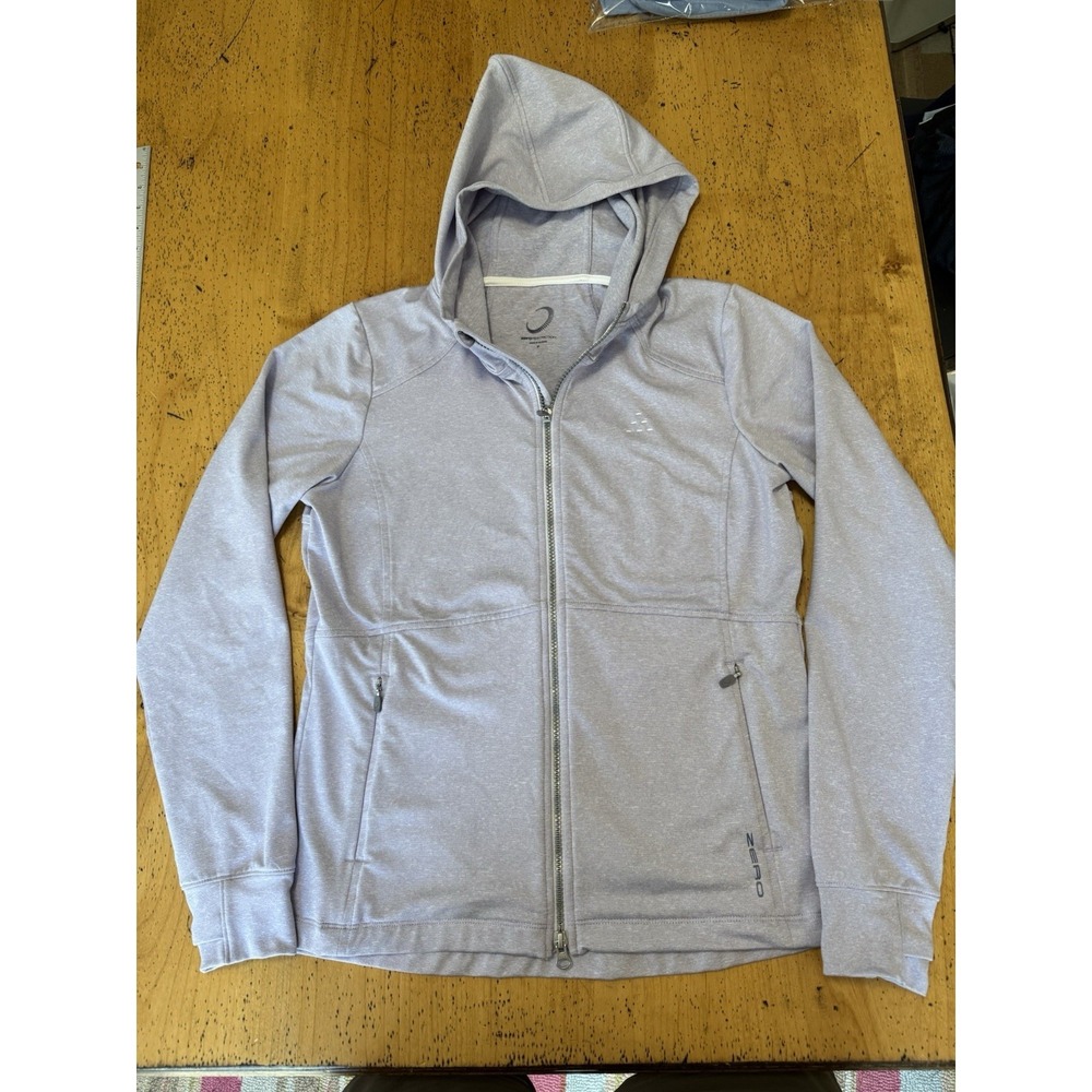 Zero Restriction Jacket Womens Medium Lavender Full Zip Hoodie Performance Golf